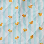 blue ducky Dolls Car Seat Capsule fabric by tiny harlow