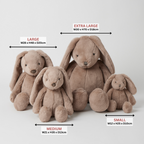 Taupe Medium Bunny - Jiggle & Giggle