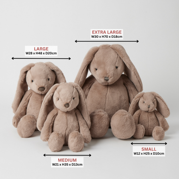 Taupe Medium Bunny - Jiggle & Giggle