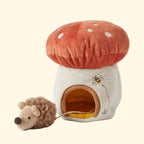 Mushroom House w/ Hedgehog Plush Toy - Jiggle & Giggle