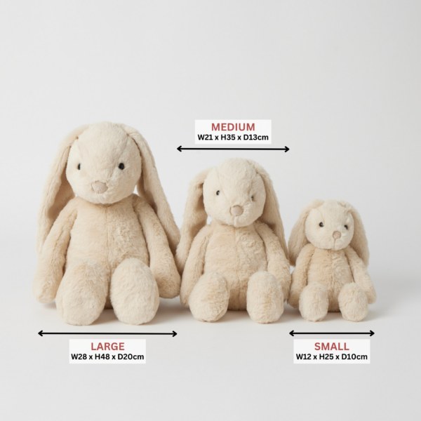 Beige Medium Bunny - Jiggle & Giggle