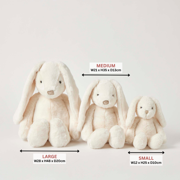 Cream Medium Bunny - Jiggle & Giggle