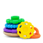 Rainbow Silicone Wobble Stacker - Jellystone Designs