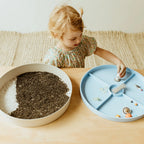 Space themed sensory play kit by Jellystone Designs for small world and sensory tray play