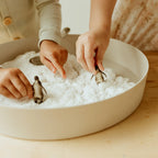 Jellystone Designs Sensory Snow Play Base soft squishy sensory material for tactile play