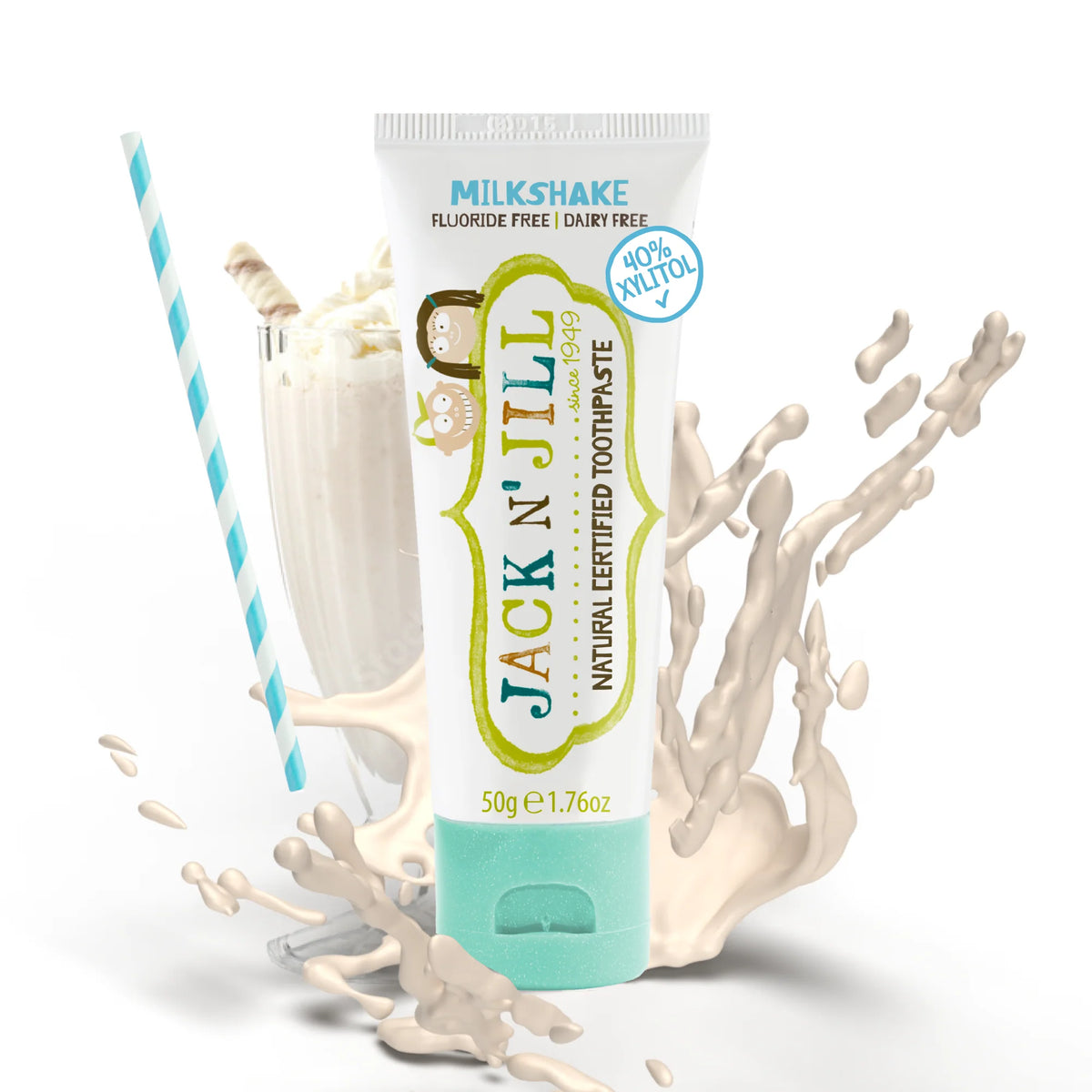 Milkshake Natural Toothpaste 50g - Jack n Jill