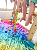 Jumbo Rainbow Play Silk - Play Silkies