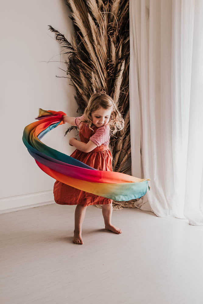 Jumbo Rainbow Play Silk - Play Silkies