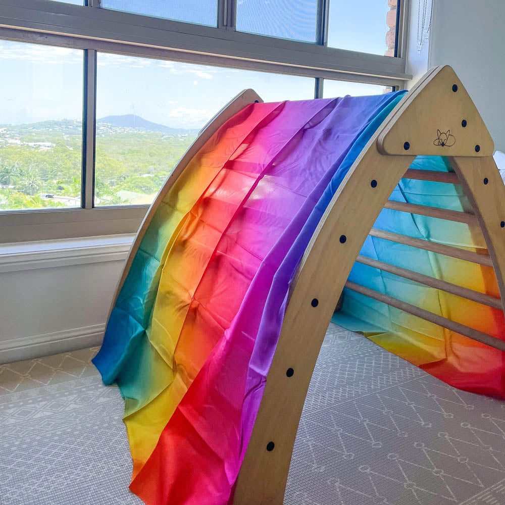 Jumbo Rainbow Play Silk - Play Silkies