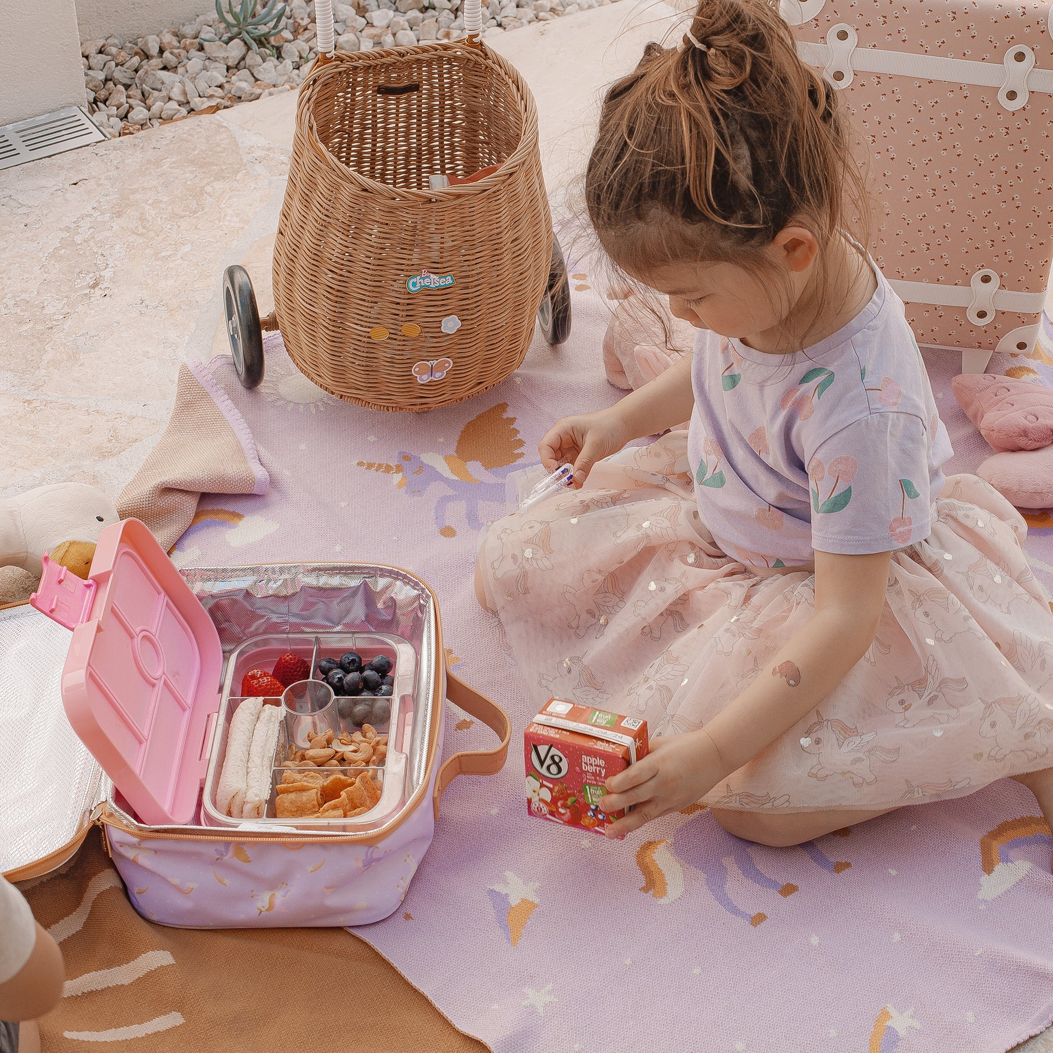 Large Lunch Bag | Unicorns