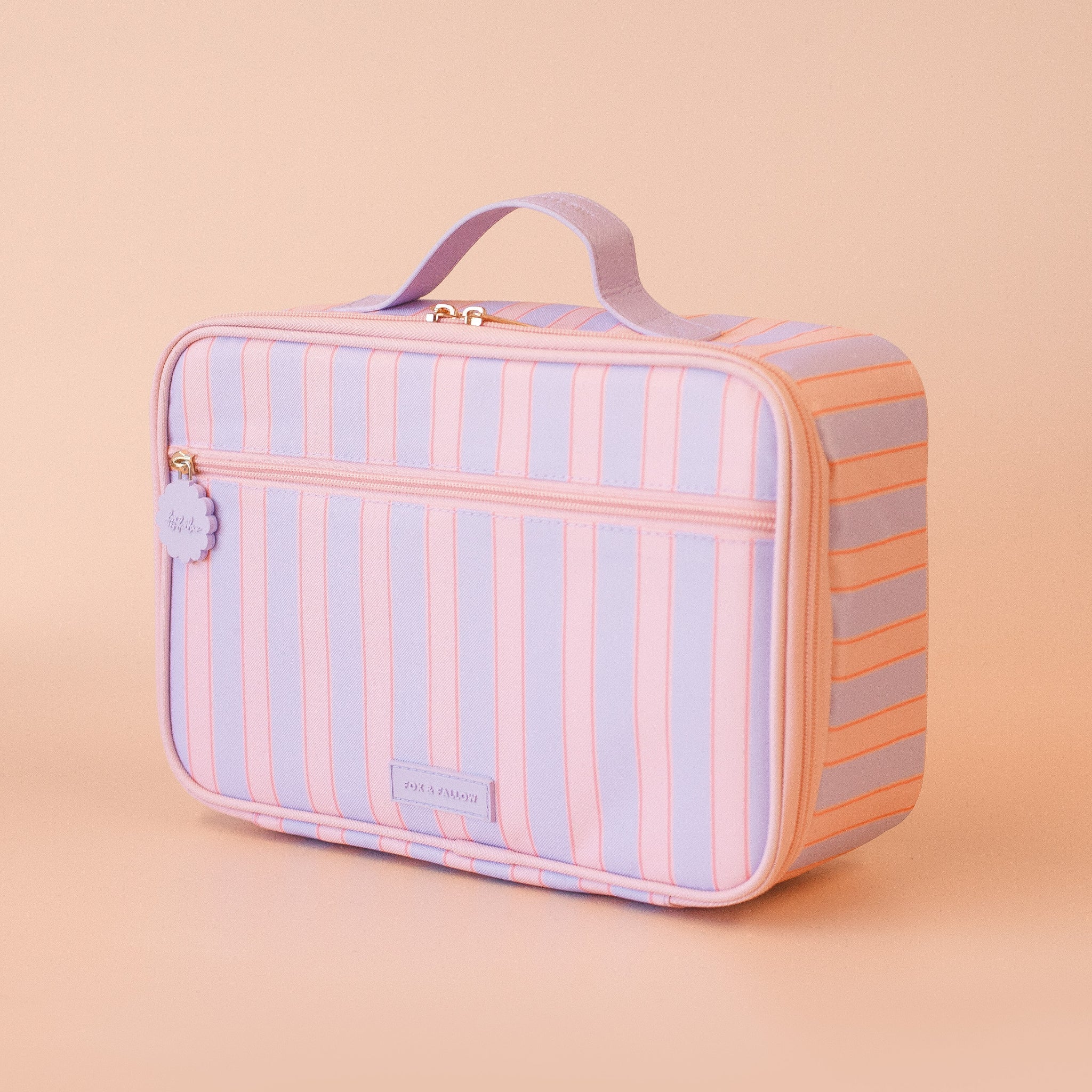 Large Lunch Bag | Powder Stripe