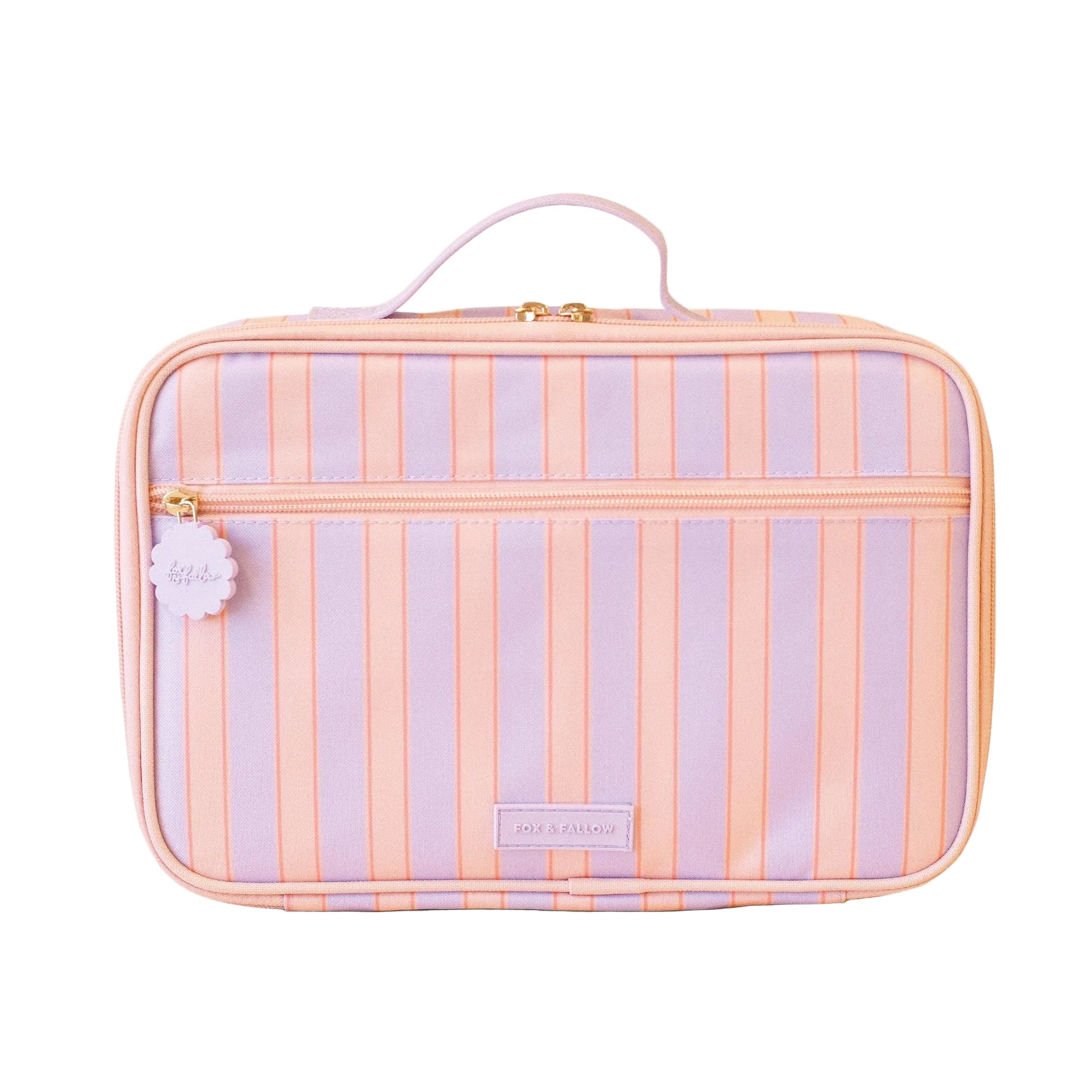 Large Lunch Bag | Powder Stripe
