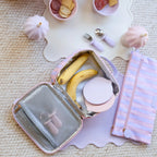 Powder Stripe Large Pencil Case - Fox & Fallow