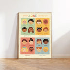 "What Zone are You In?" Feelings | A3 Print