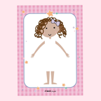 Dress-a-Doll Girl Fashion & Pretend Play Notepad - Magic Playbook