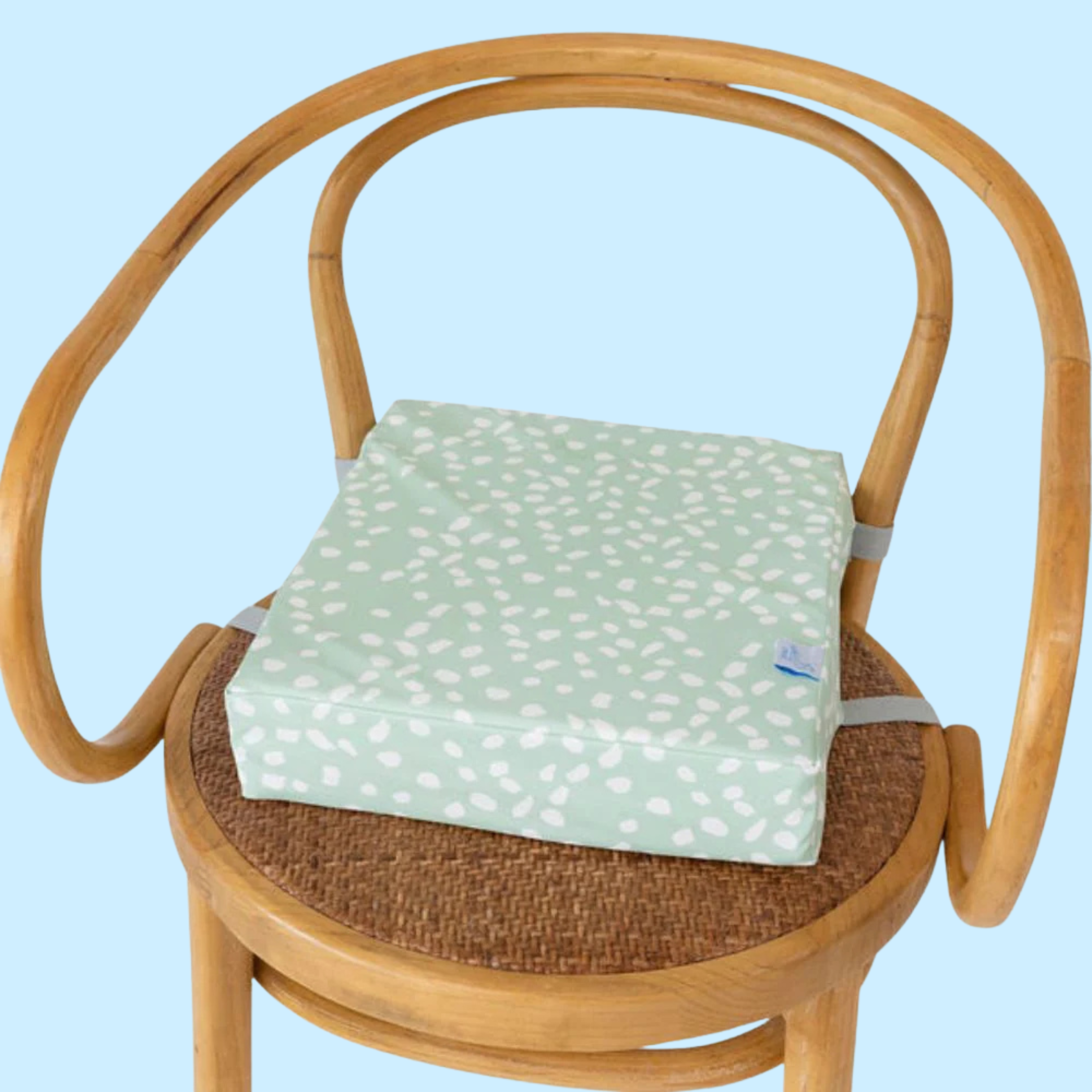 Sage Dots Toddler Booster Seat - Nibble & Rest