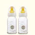 120ml Glass Baby Bottle Twin Set - Hevea