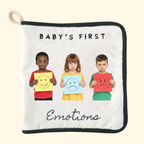 Baby's First Emotions Crinkle Sensory Book - Little Lamb Kind