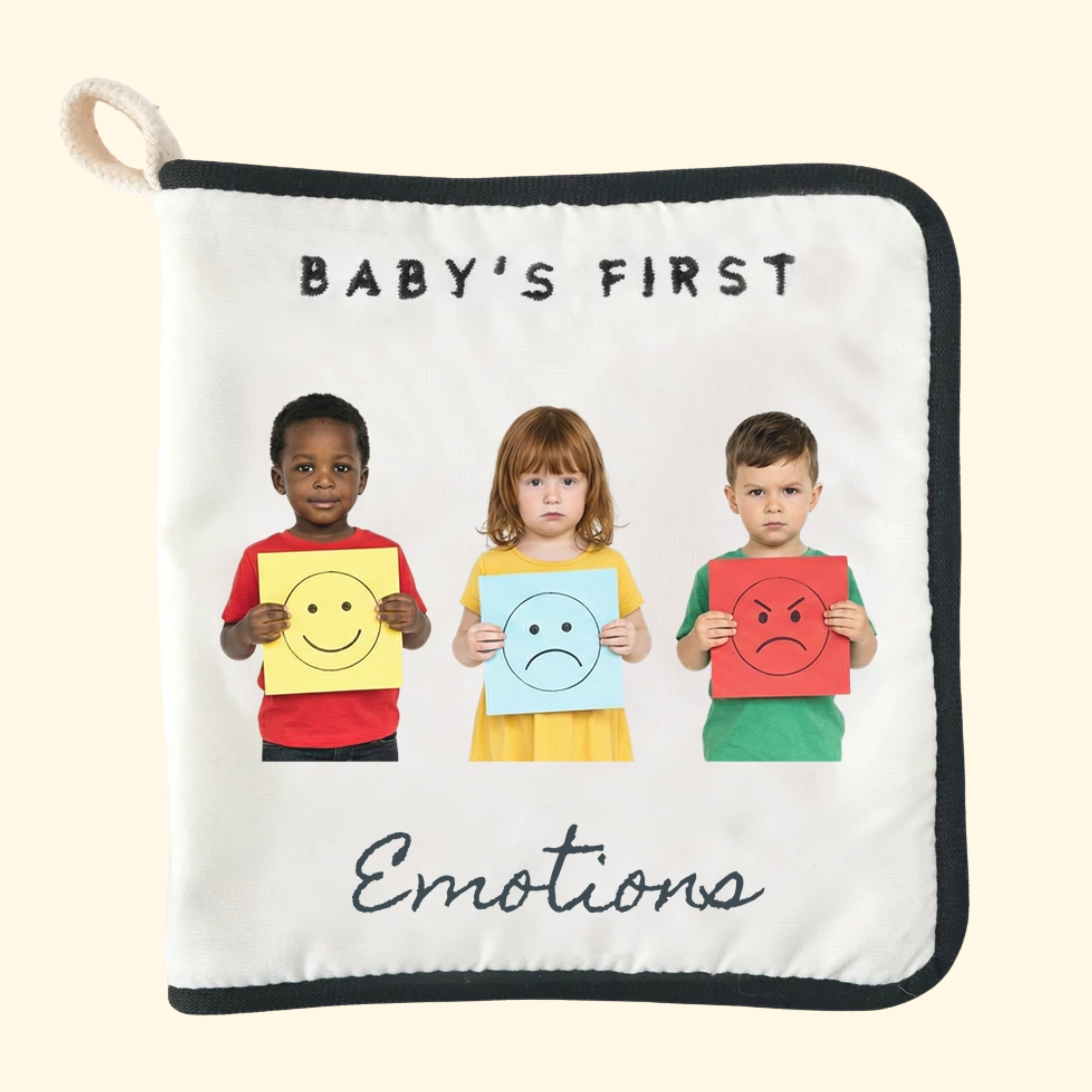 Baby's First Emotions Crinkle Sensory Book - Little Lamb Kind