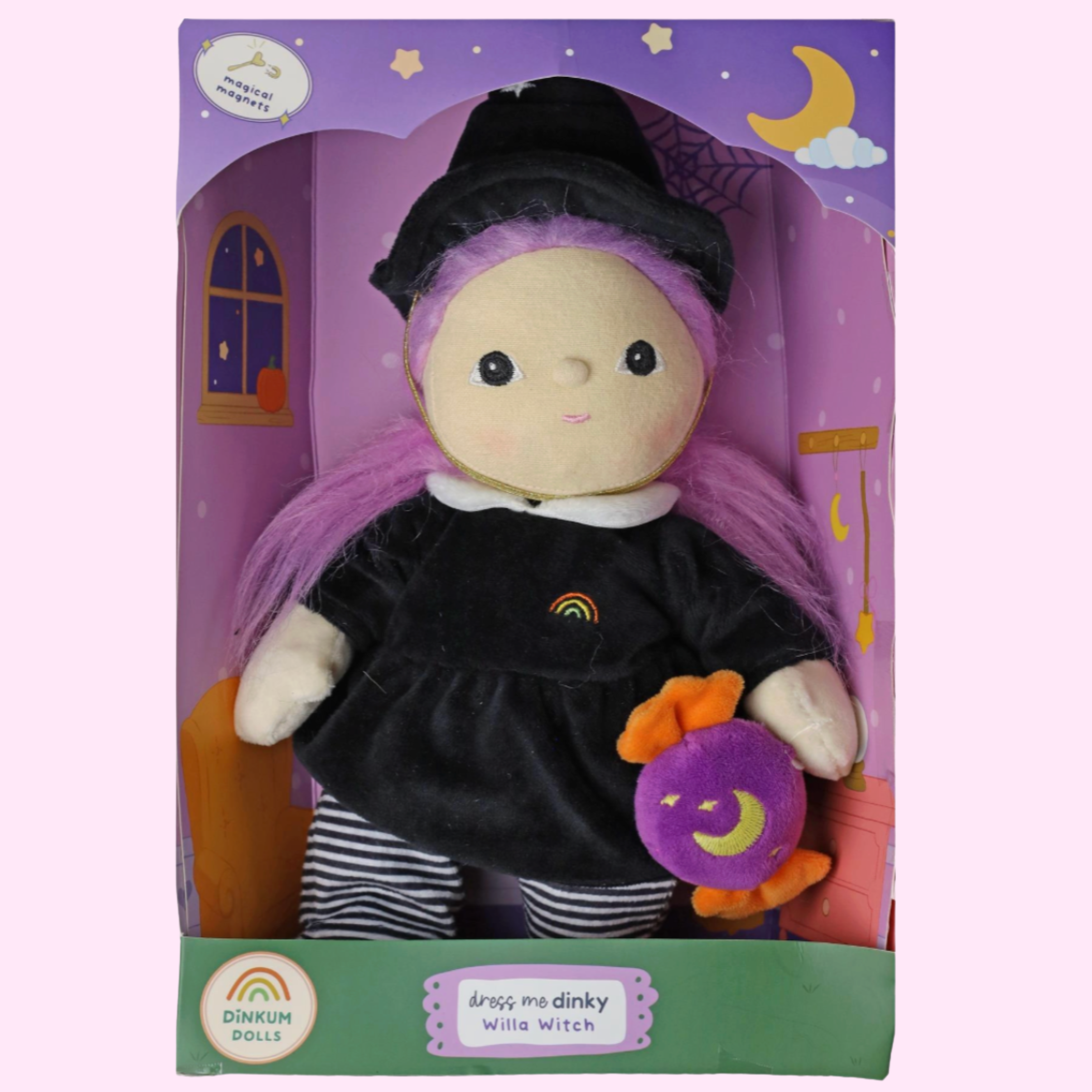 Willa Witch Dress Me Dinky Dinkum Doll - Olli Ella
