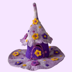Purple Wonder Felt Fairy House – Himalayan Felt Co