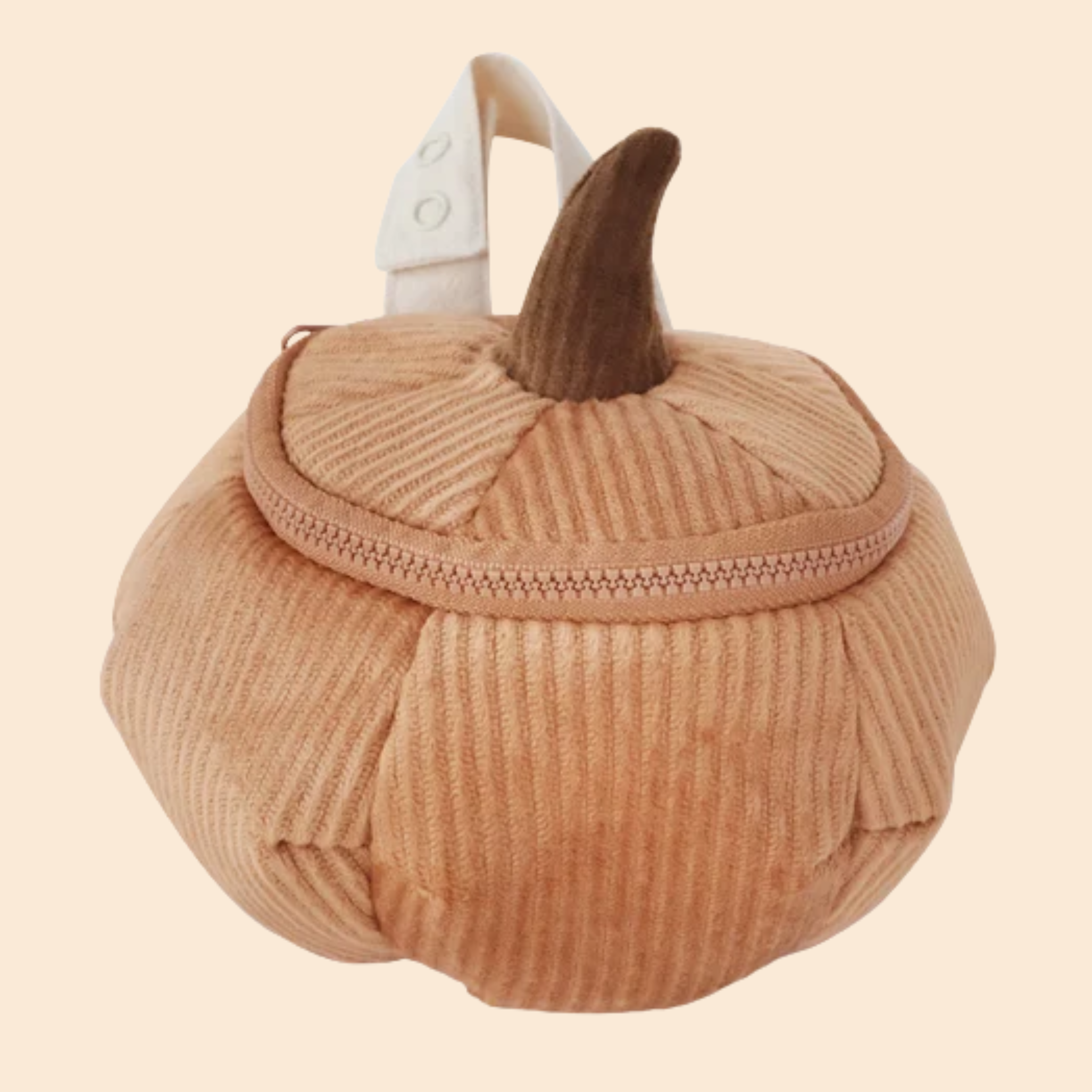 Pumpkin Zipper Pouch - Little Lamb Kind