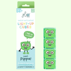 Pippa Green Light Up Cubes - Glo Pals