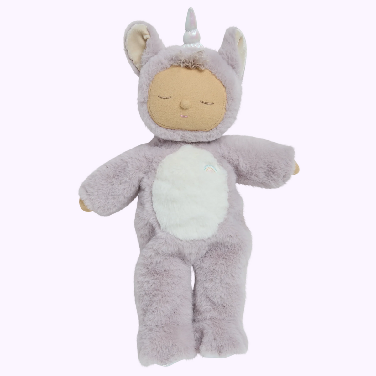 Sweetpea Lilac Unicorn Cozy Dinkum Doll - Olli Ella