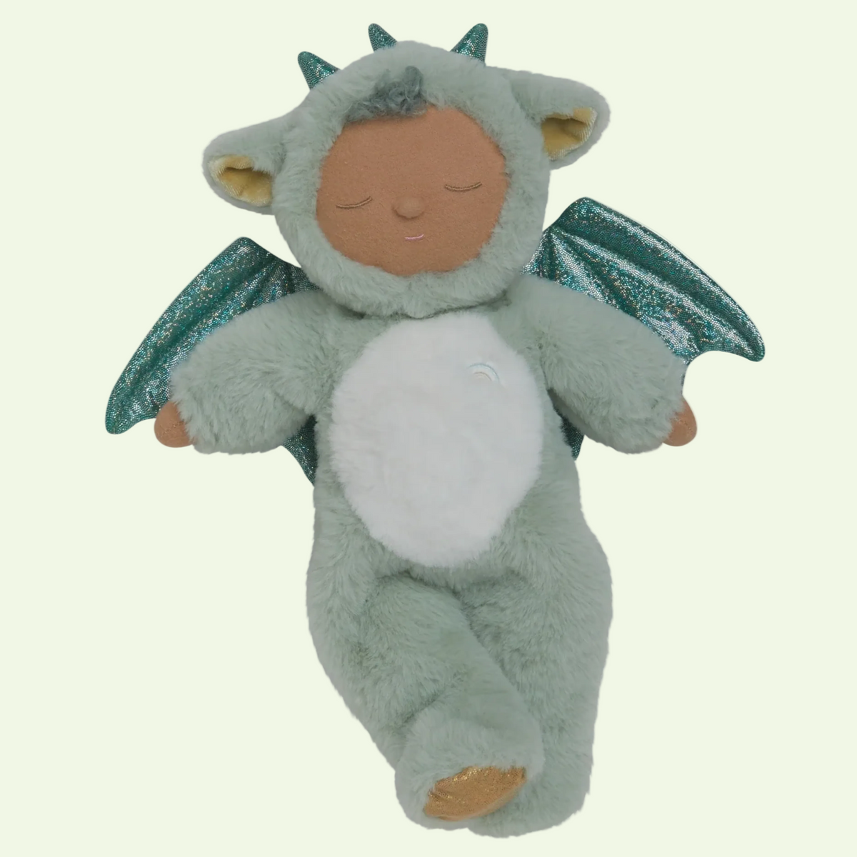 Ash Dragon Green Cozy Dinkum Doll - Olli Ella