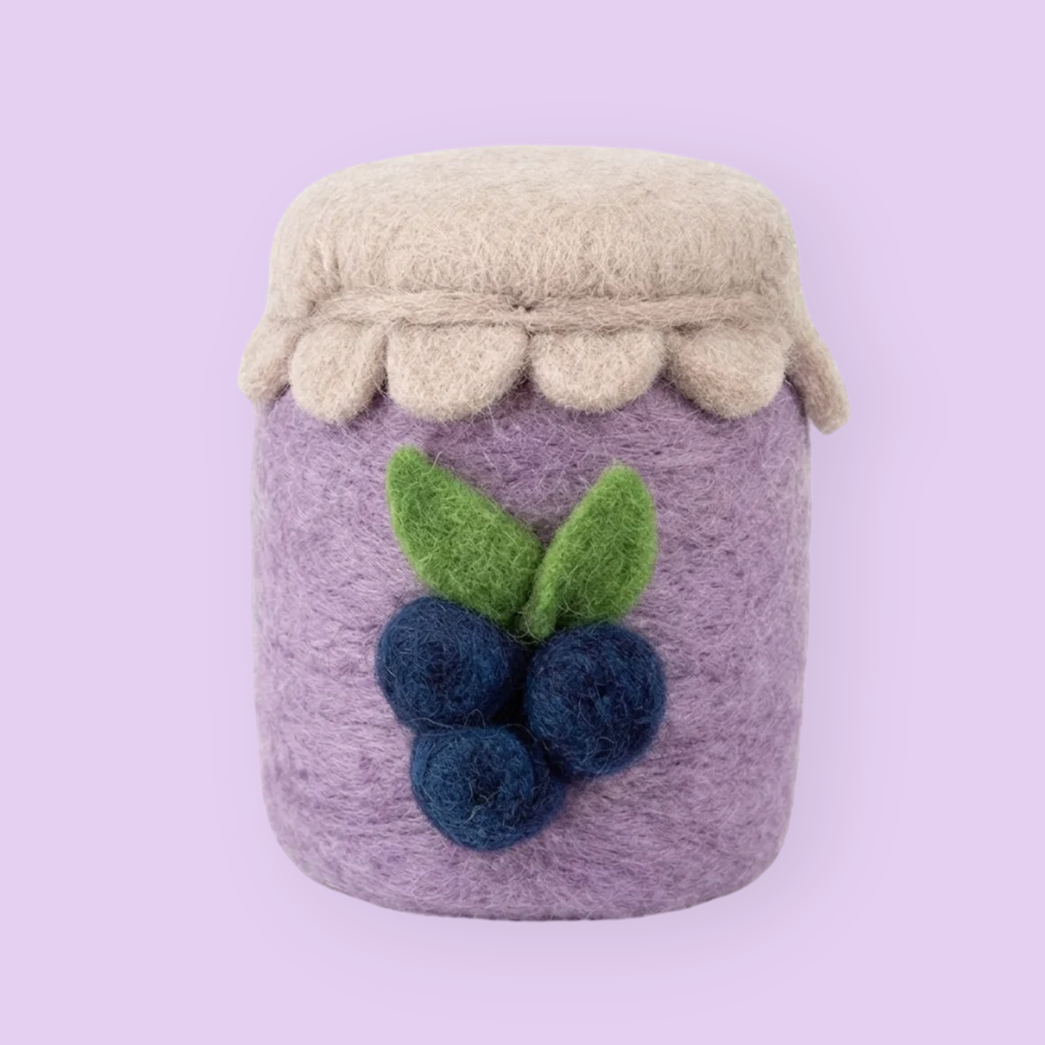 Blueberry Jam Felt Jar - Playtisserie