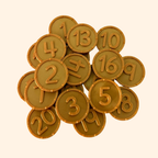 Mini Golden Treasure Counting Coins - Honey Hollow