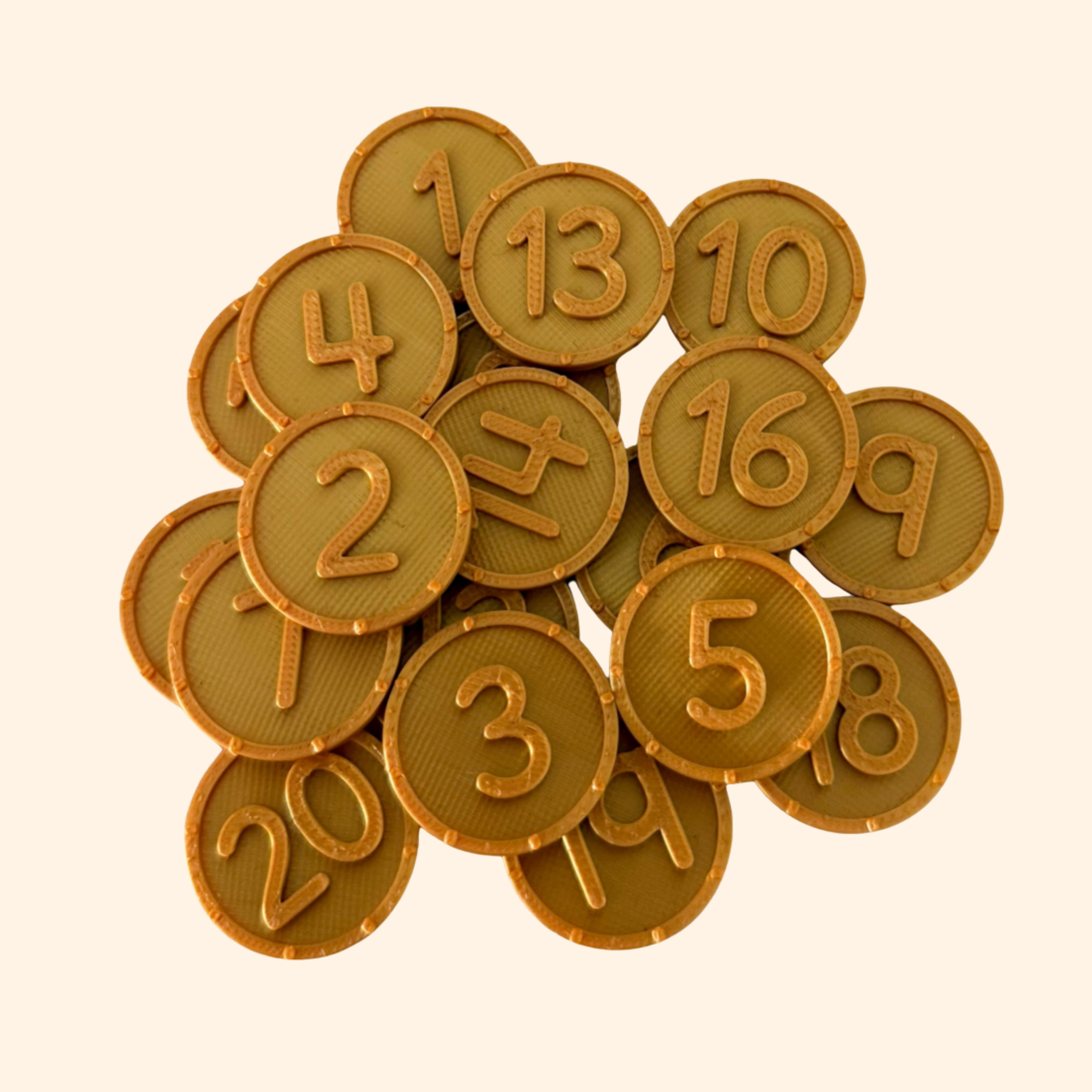 Mini Golden Treasure Counting Coins - Honey Hollow