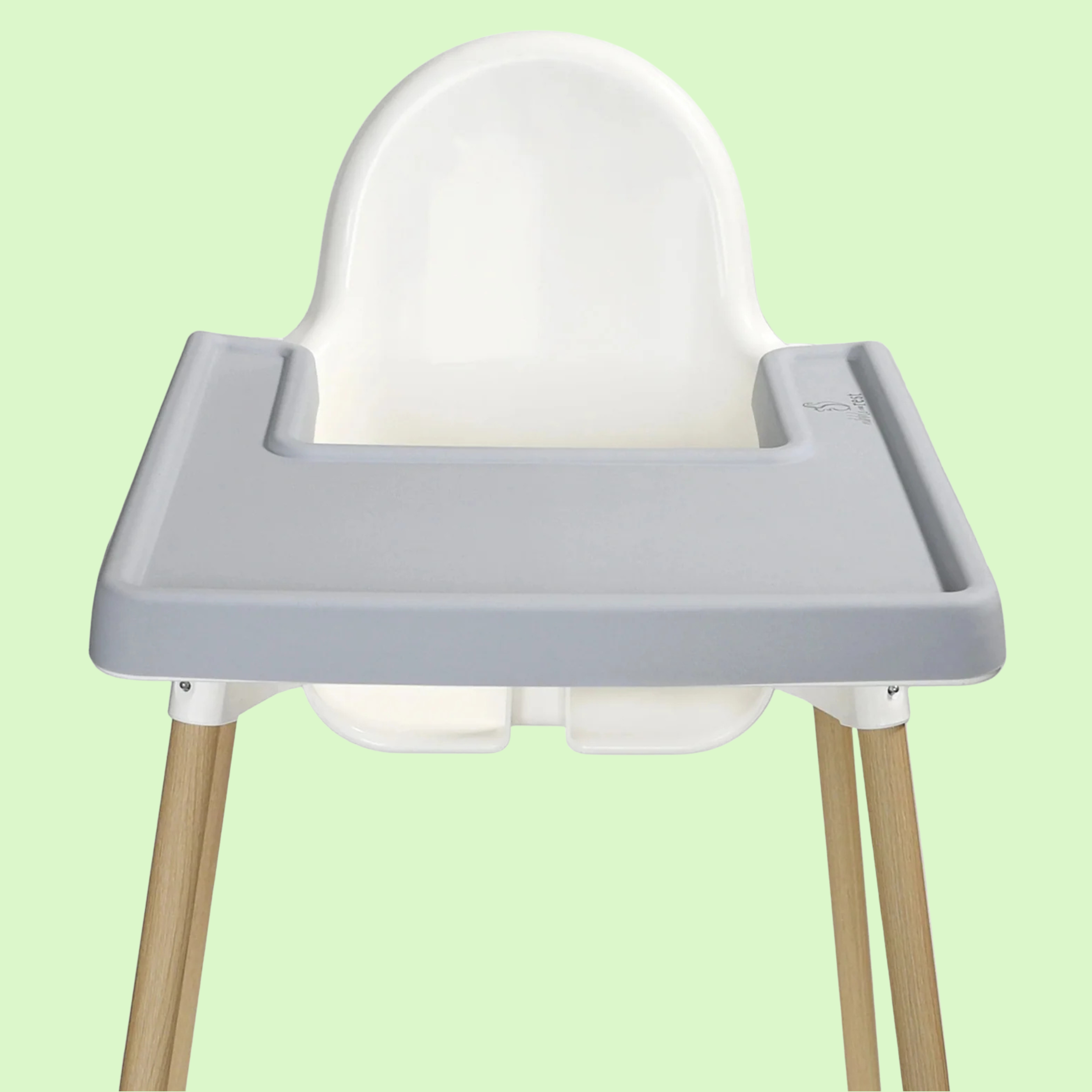 Grey IKEA Highchair Placemat - Nibble & Rest