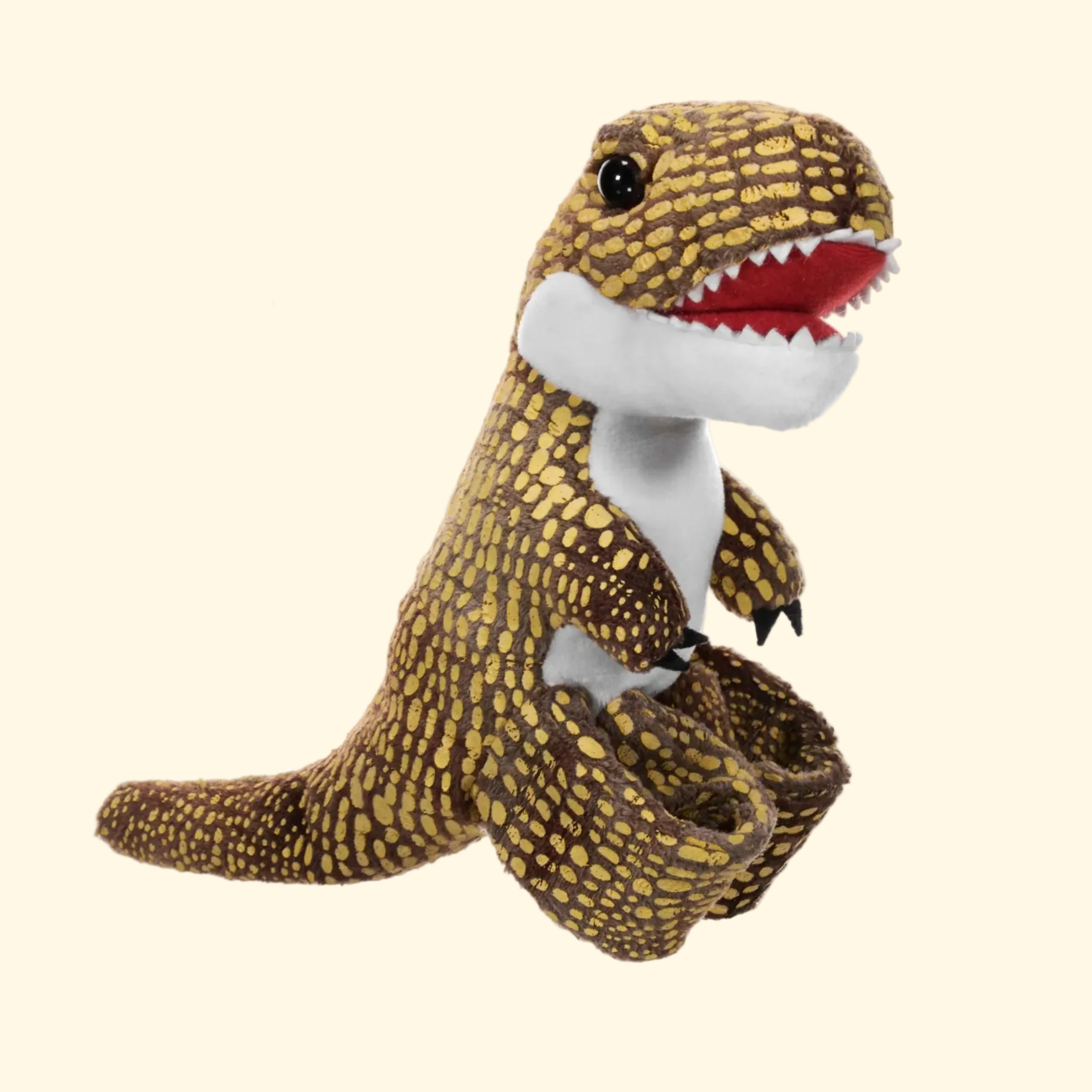 Glow in the Dark T-Rex Huggers Plush Toy Snap Band - Wild Republic