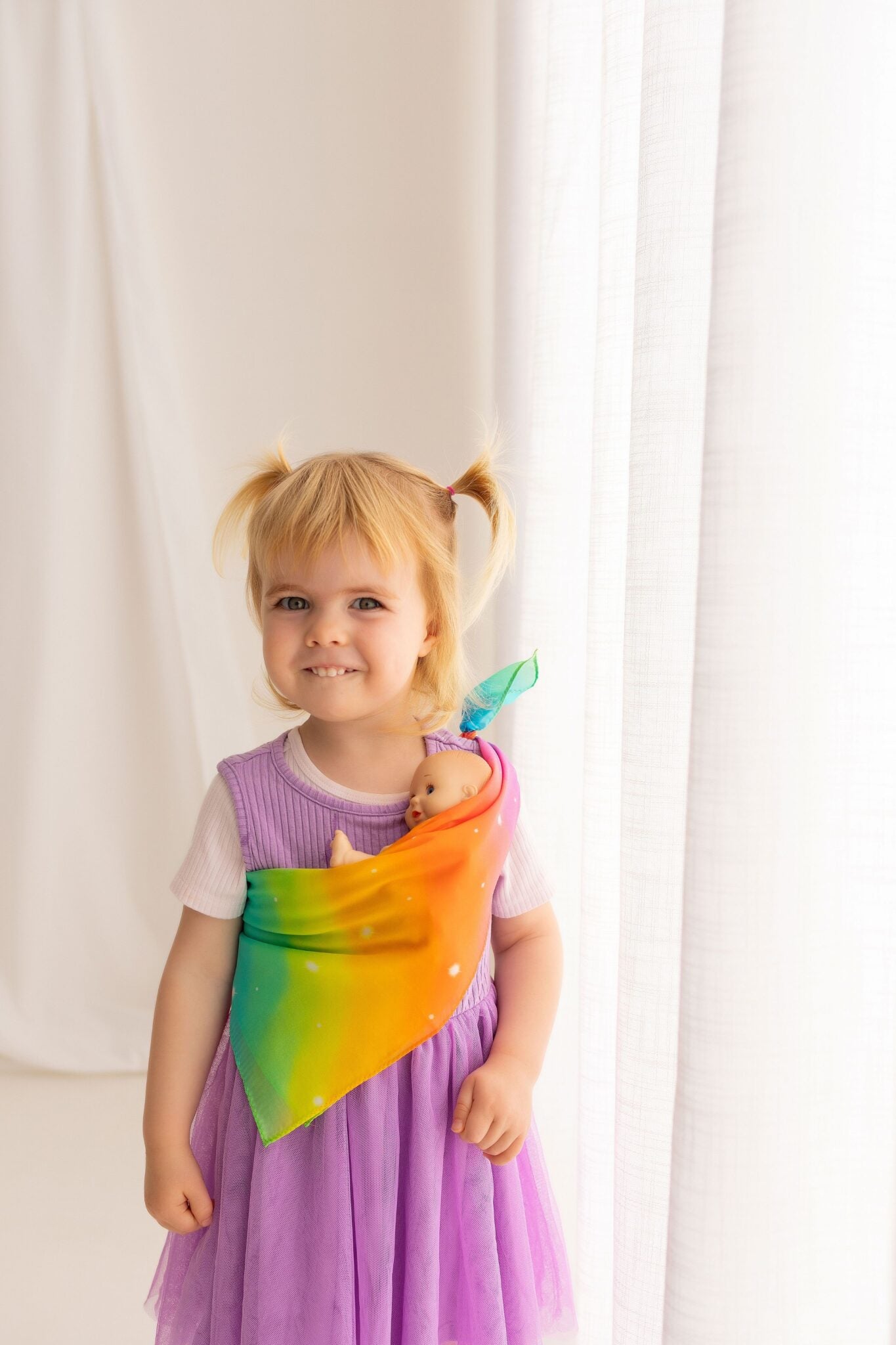 Little Rainbow Magic Play Silk - Play Silkies