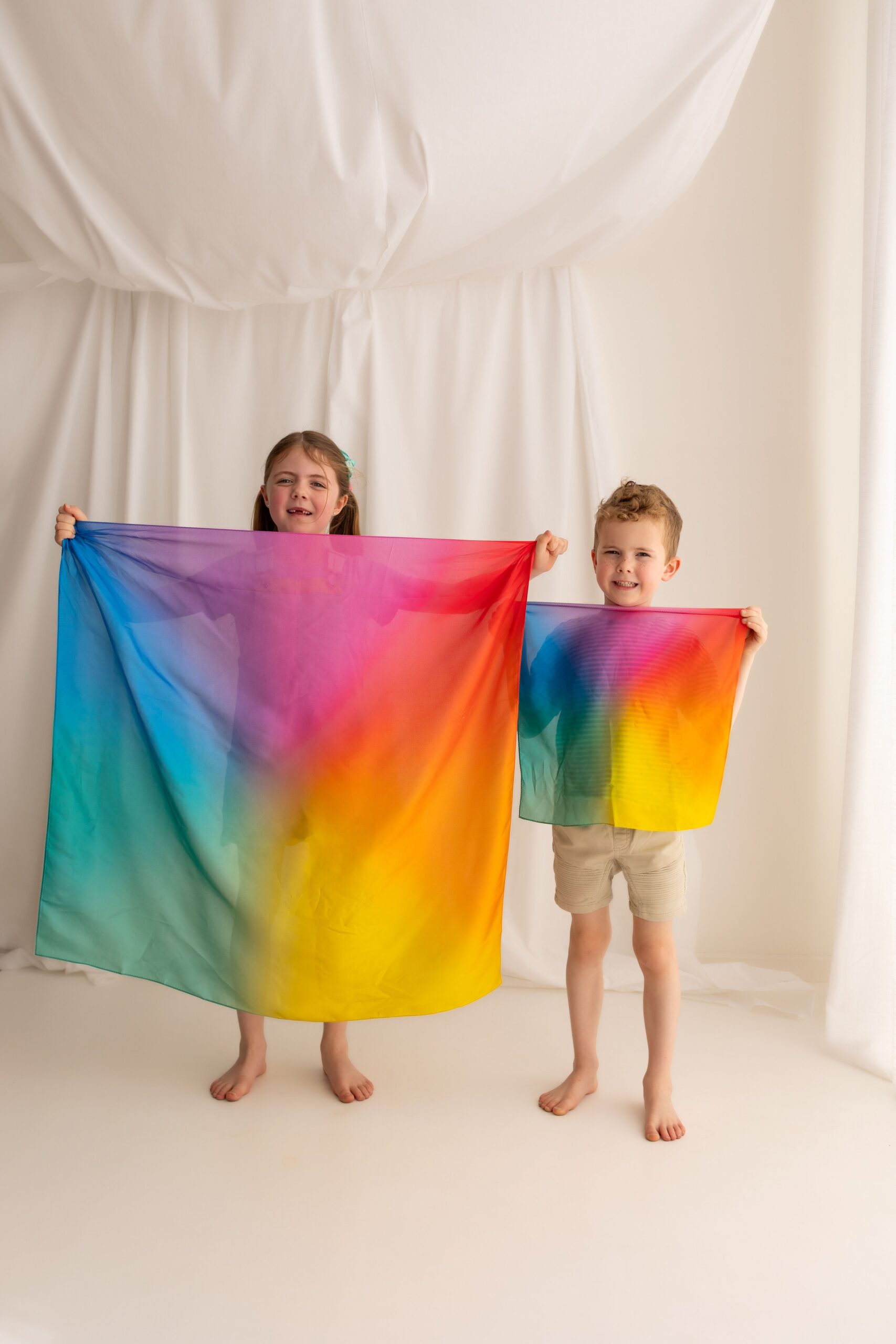 Mini Rainbow Play Silk - Play Silkies