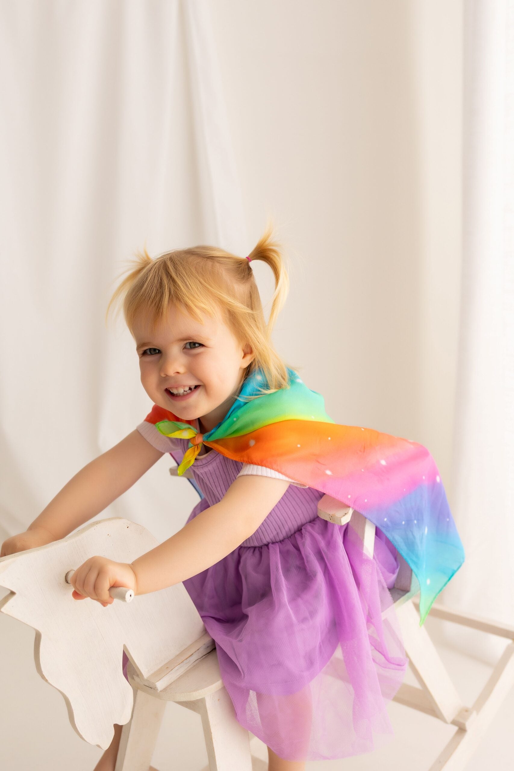 Little Rainbow Magic Play Silk - Play Silkies