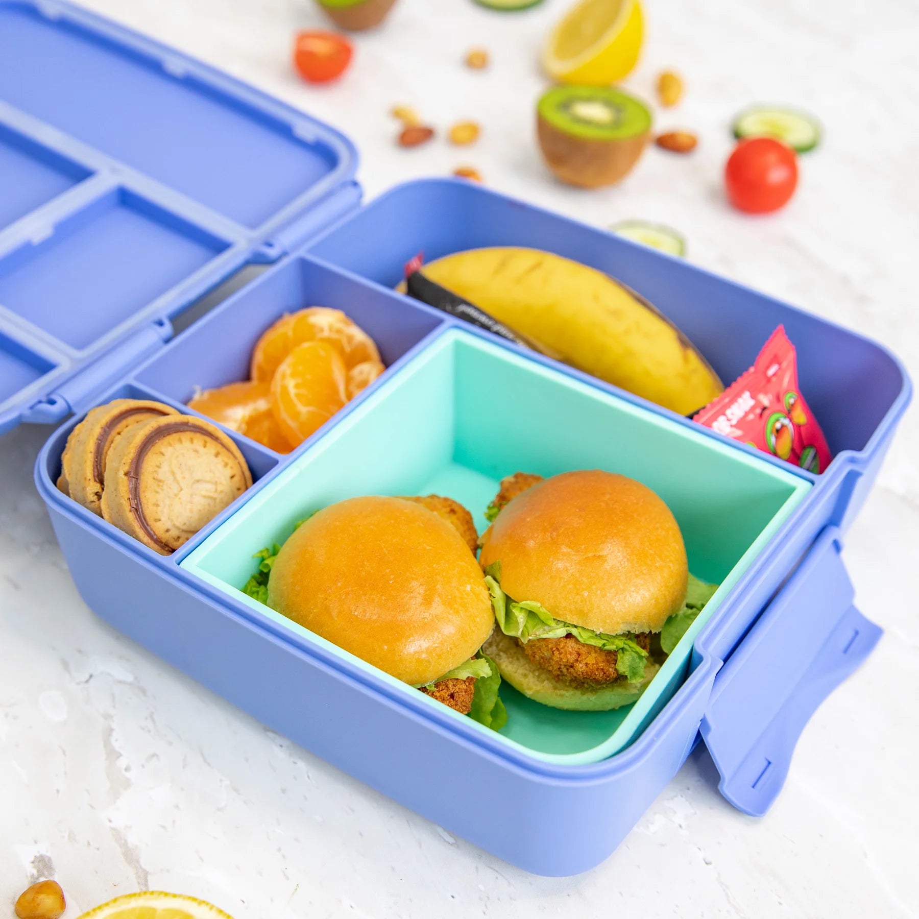 Marine Square Feast Lunchbox Tray - Montiico