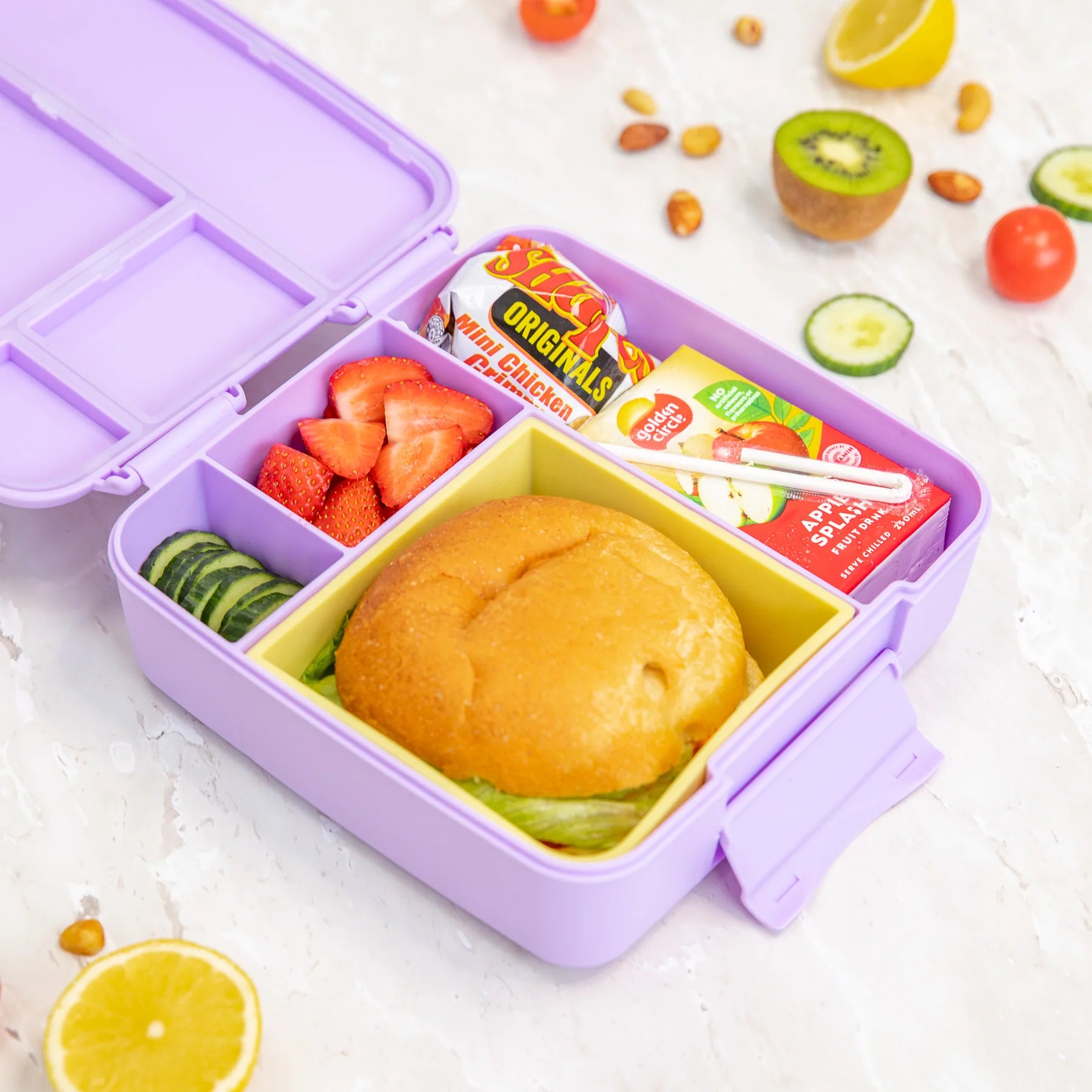 Sunbeam Square Feast Lunchbox Tray - Montiico