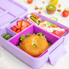 Fuchsia Square Feast Lunchbox Tray - Montiico