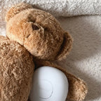 Moonie | Organic Humming Bear Sleep Aid & Night Light | Cappuccino