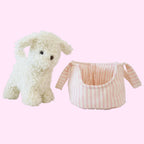 Marshmallow Puppy & Carrier Set - Alimrose