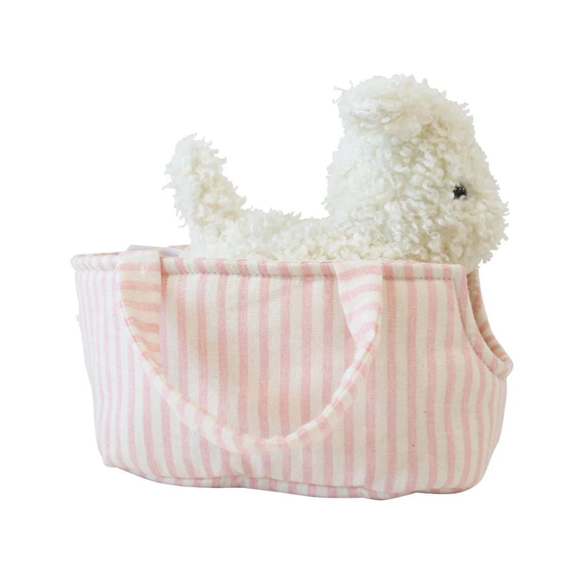 Marshmallow Puppy & Carrier Set - Alimrose