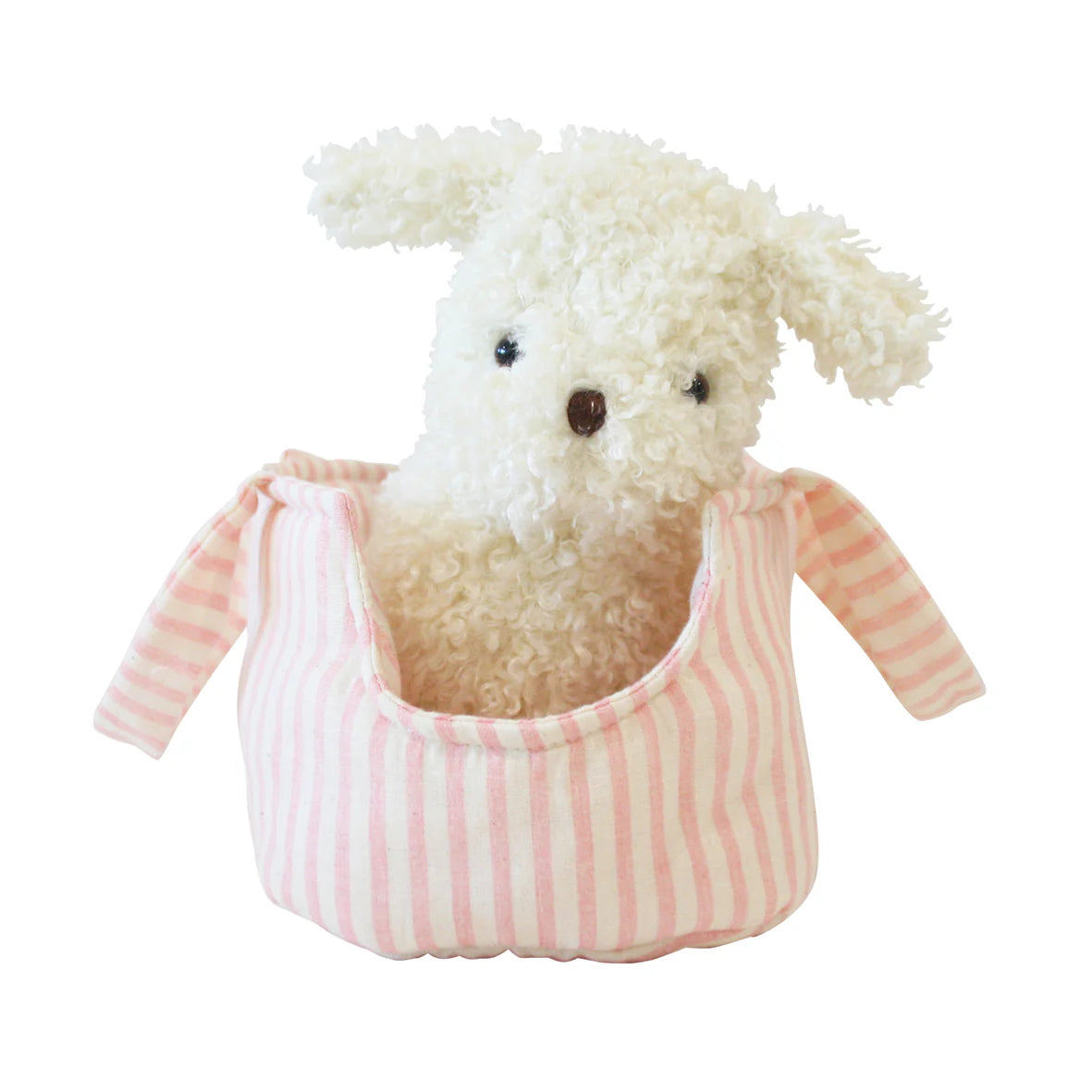 Marshmallow Puppy & Carrier Set - Alimrose