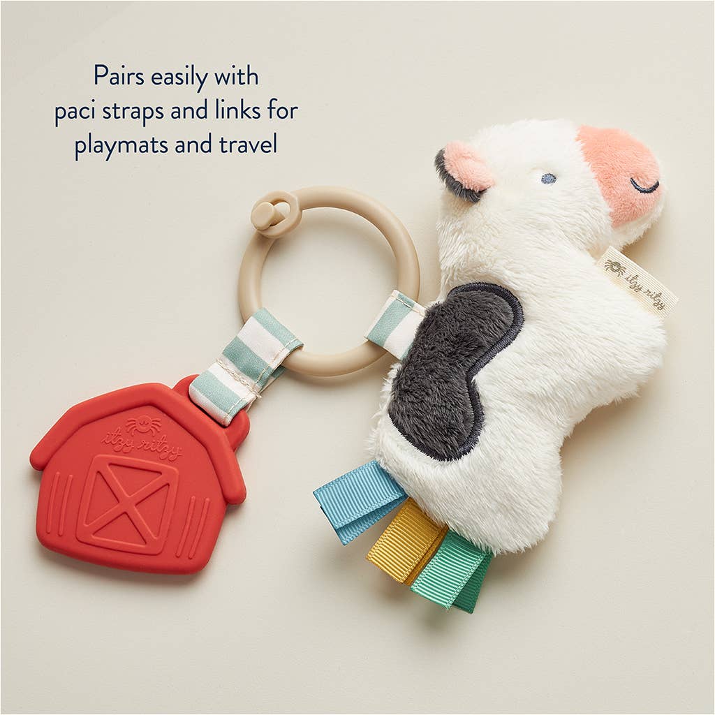 Cow Plush + Teether Toy - Itzy Ritzy