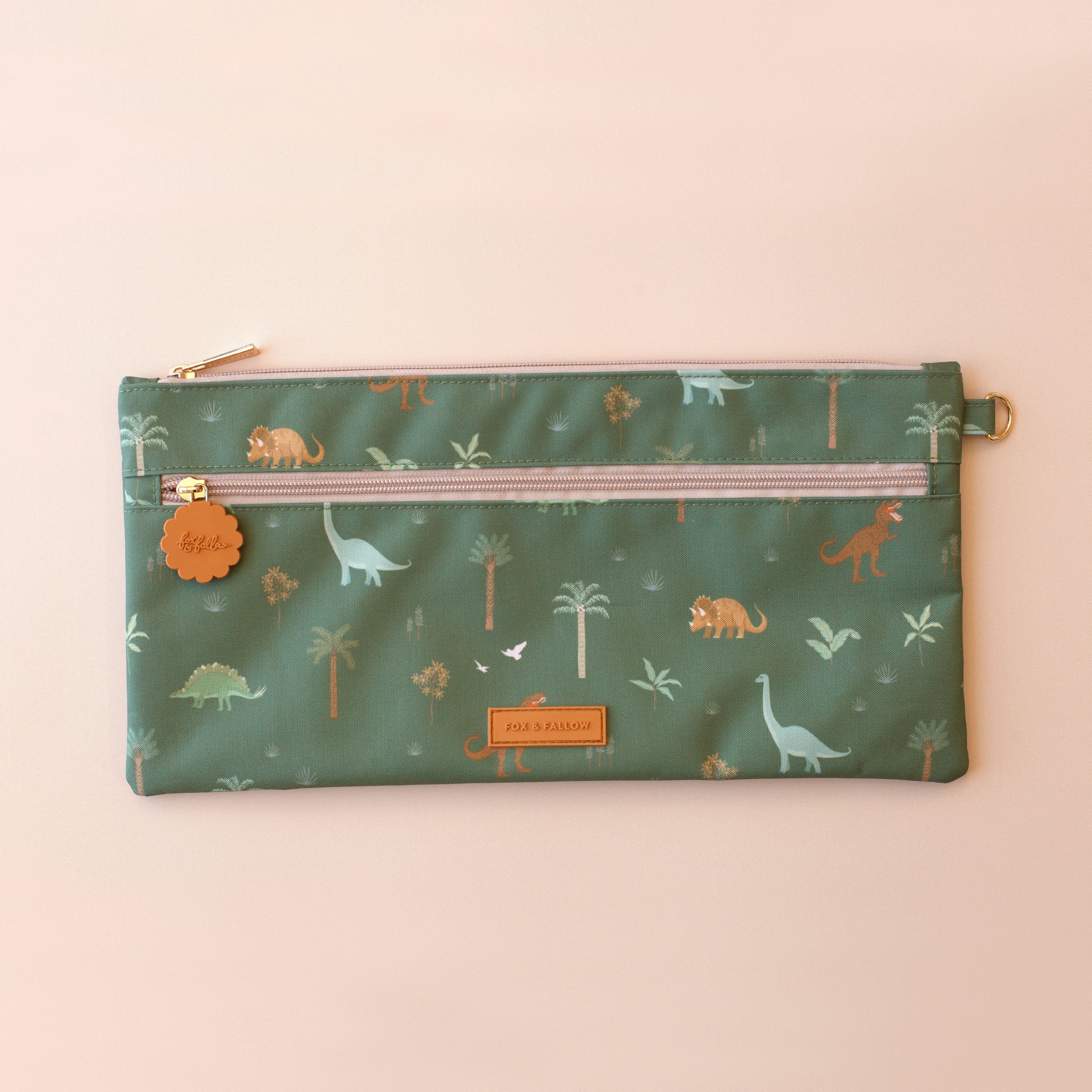 Dinos Large Pencil Case - Fox & Fallow