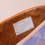 inside Fox & Fallow large pencil case. Spacious, durable and can be personalised with embroidery, perfect for school, highschool and everyday use. Can also get matching backpack and lunch bag. This print is juniper