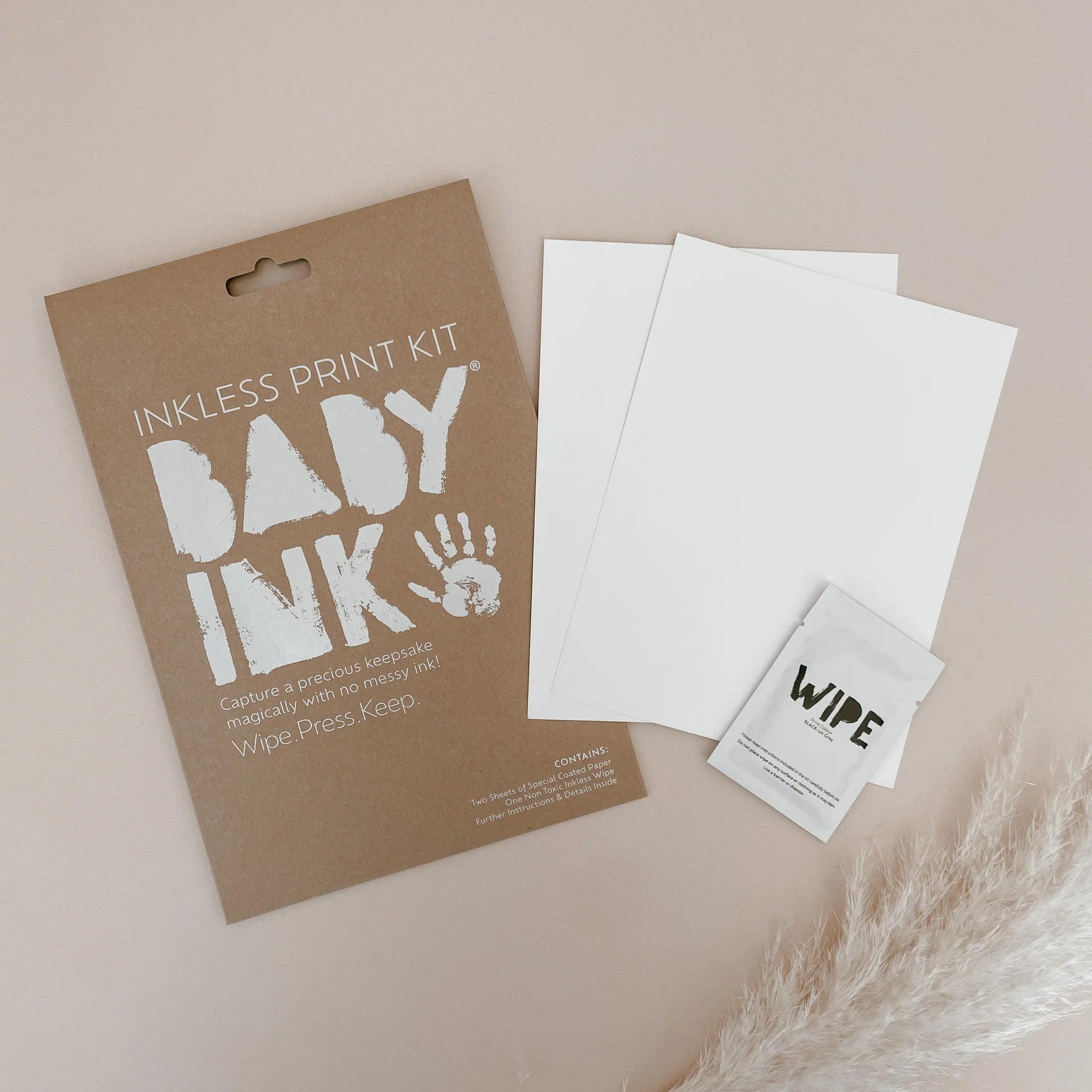 Black Ink-less Hand & Foot Print Kit