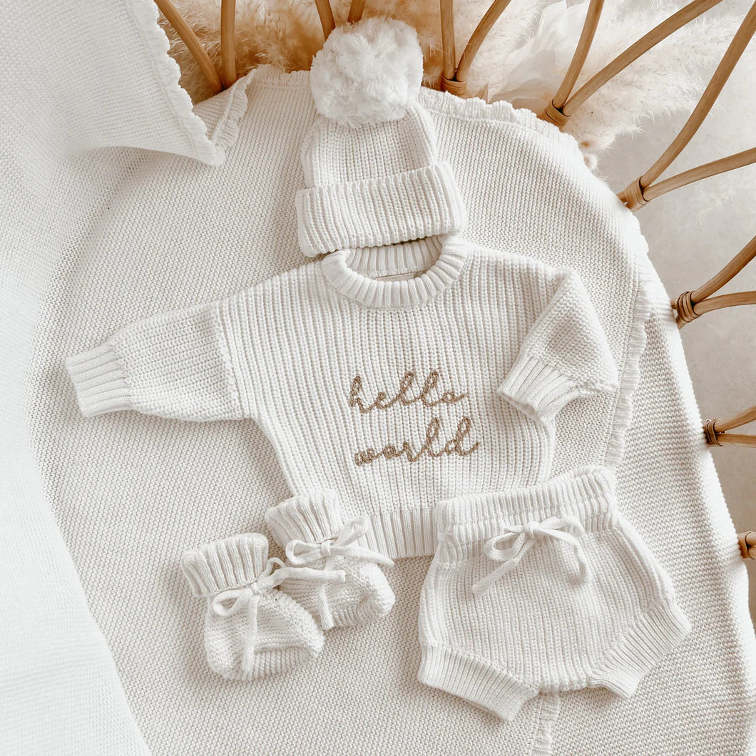 Hello World - Set w/ Beanie | Announcement Bundle