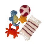 Beach Felt Play Mat & Accessories Bundle - Playtisserie